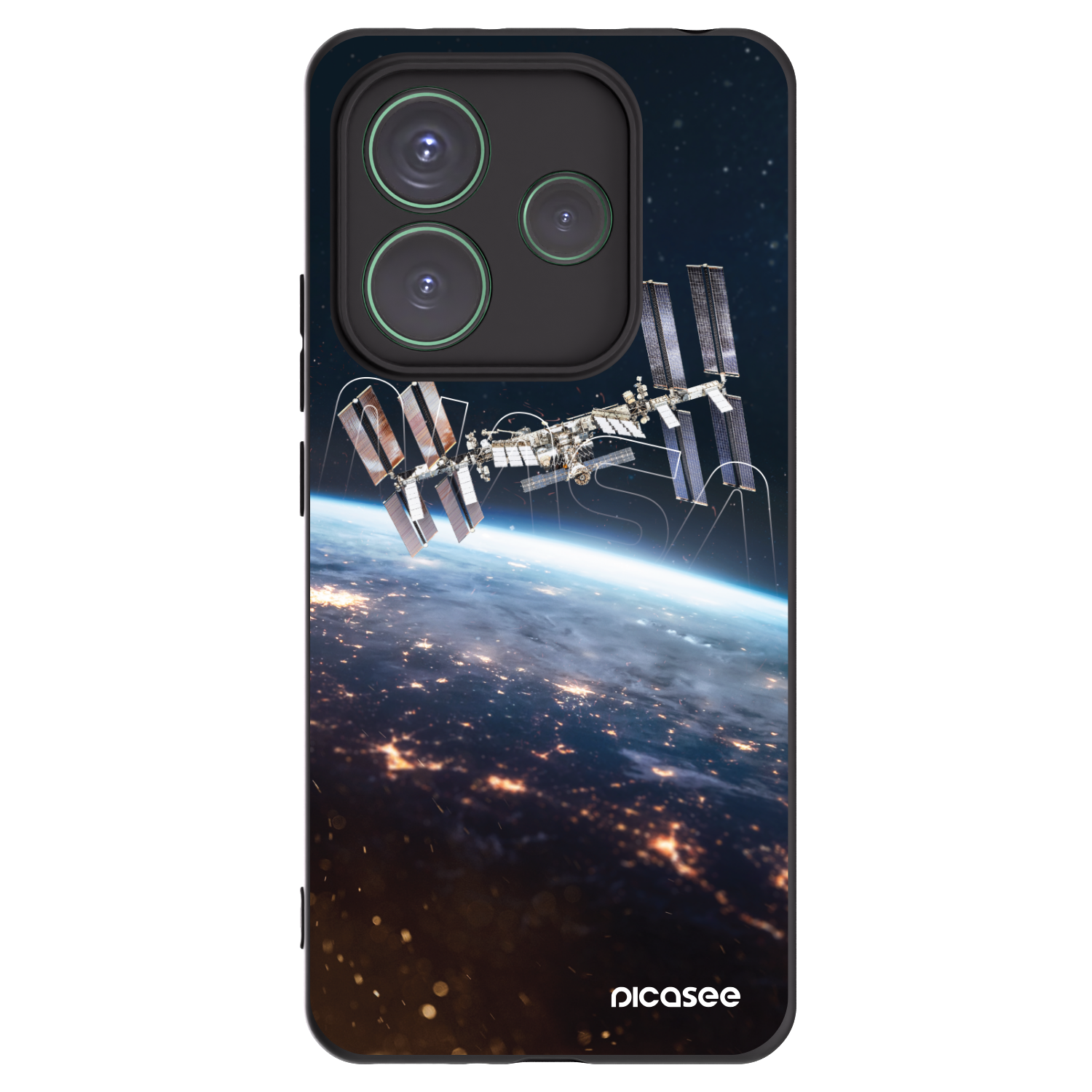 Picasee crna silikonska maskica za Xiaomi Redmi Note 14 5G - Station