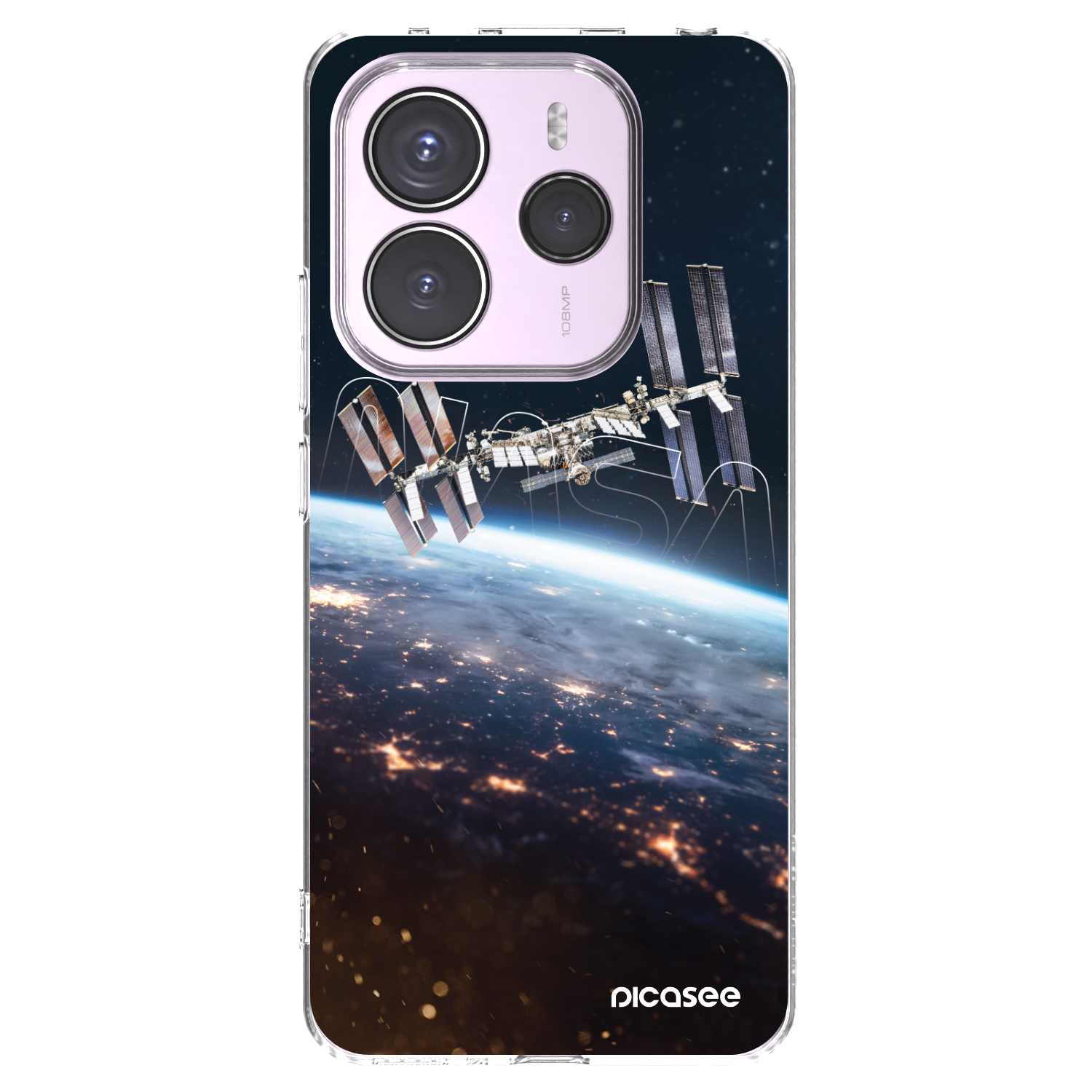 Picasee silikonska prozirna maskica za Xiaomi Redmi Note 14 5G - Station