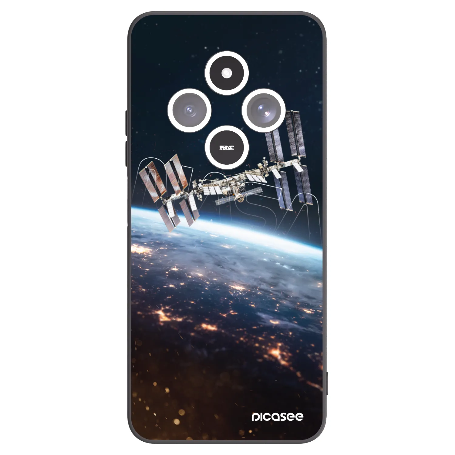 Picasee crna silikonska maskica za Xiaomi Redmi 14C - Station