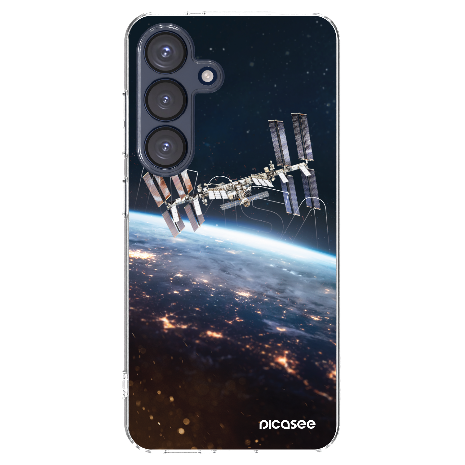 Picasee silikonska prozirna maskica za Samsung Galaxy S25 5G - Station