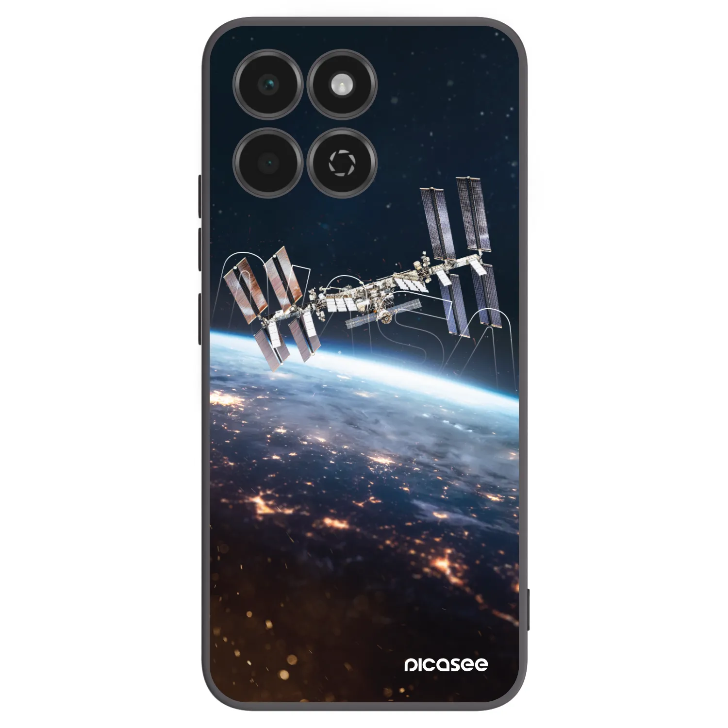 Picasee crna silikonska maskica za Honor 200 Smart 5G - Station