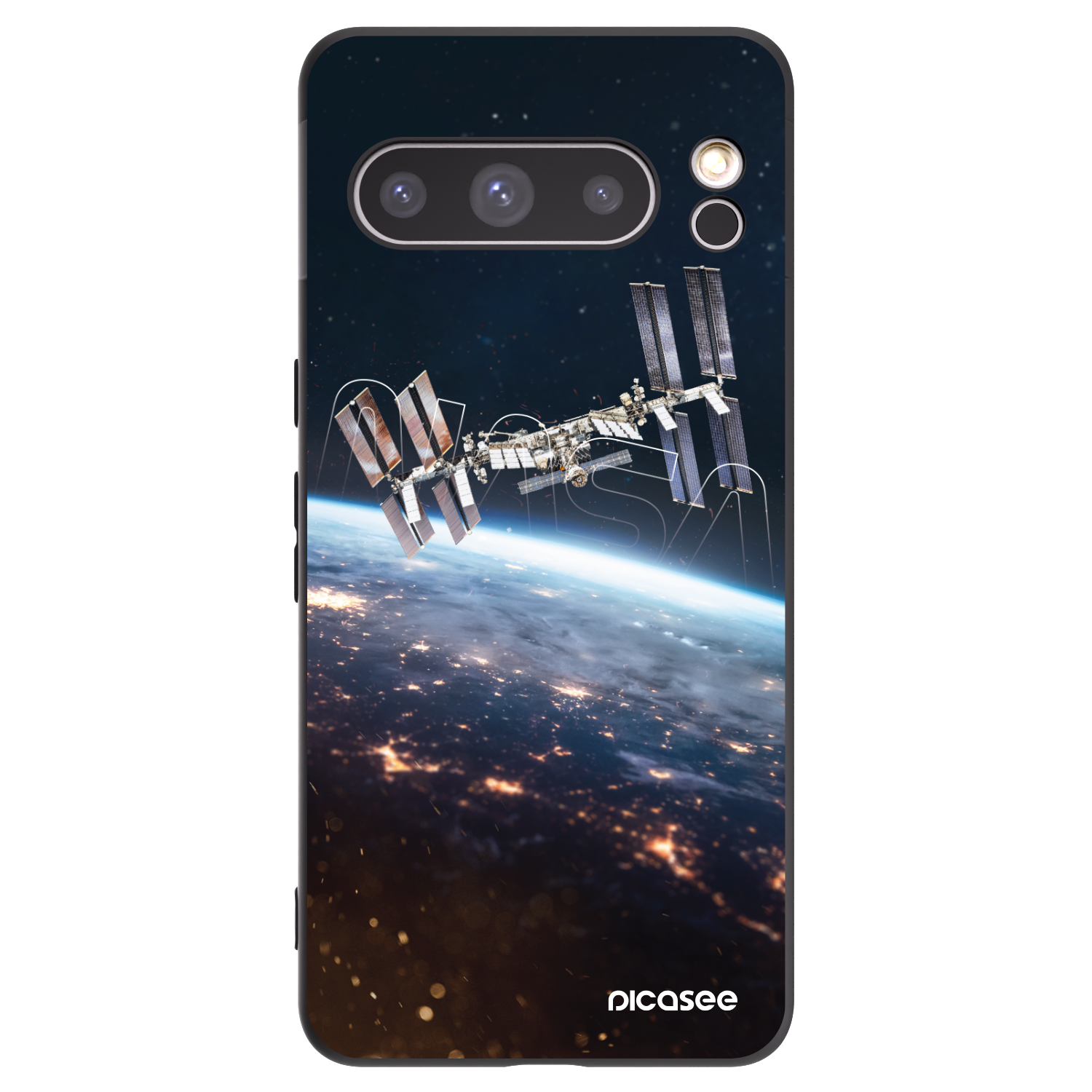 Picasee crna silikonska maskica za Google Pixel 8 Pro - Station