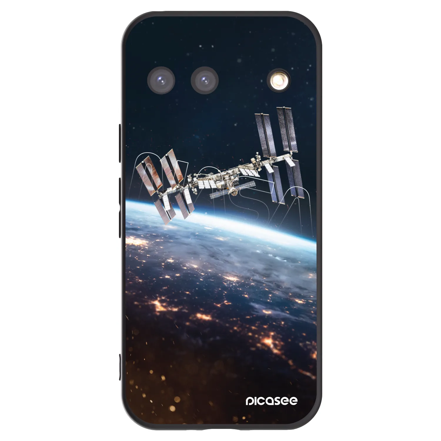 Picasee crna silikonska maskica za Google Pixel 9 - Station