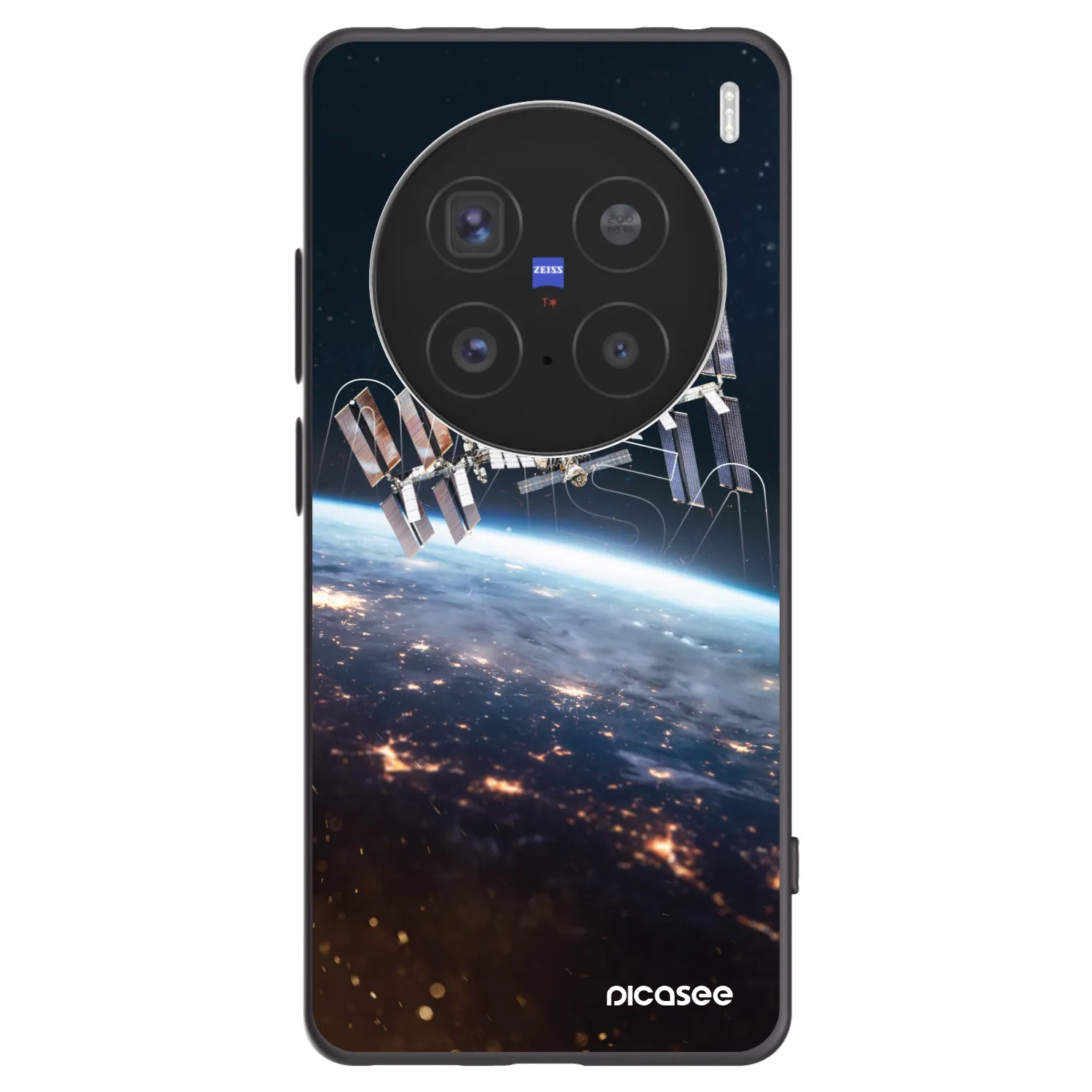Picasee crna silikonska maskica za Vivo X200 Pro - Station