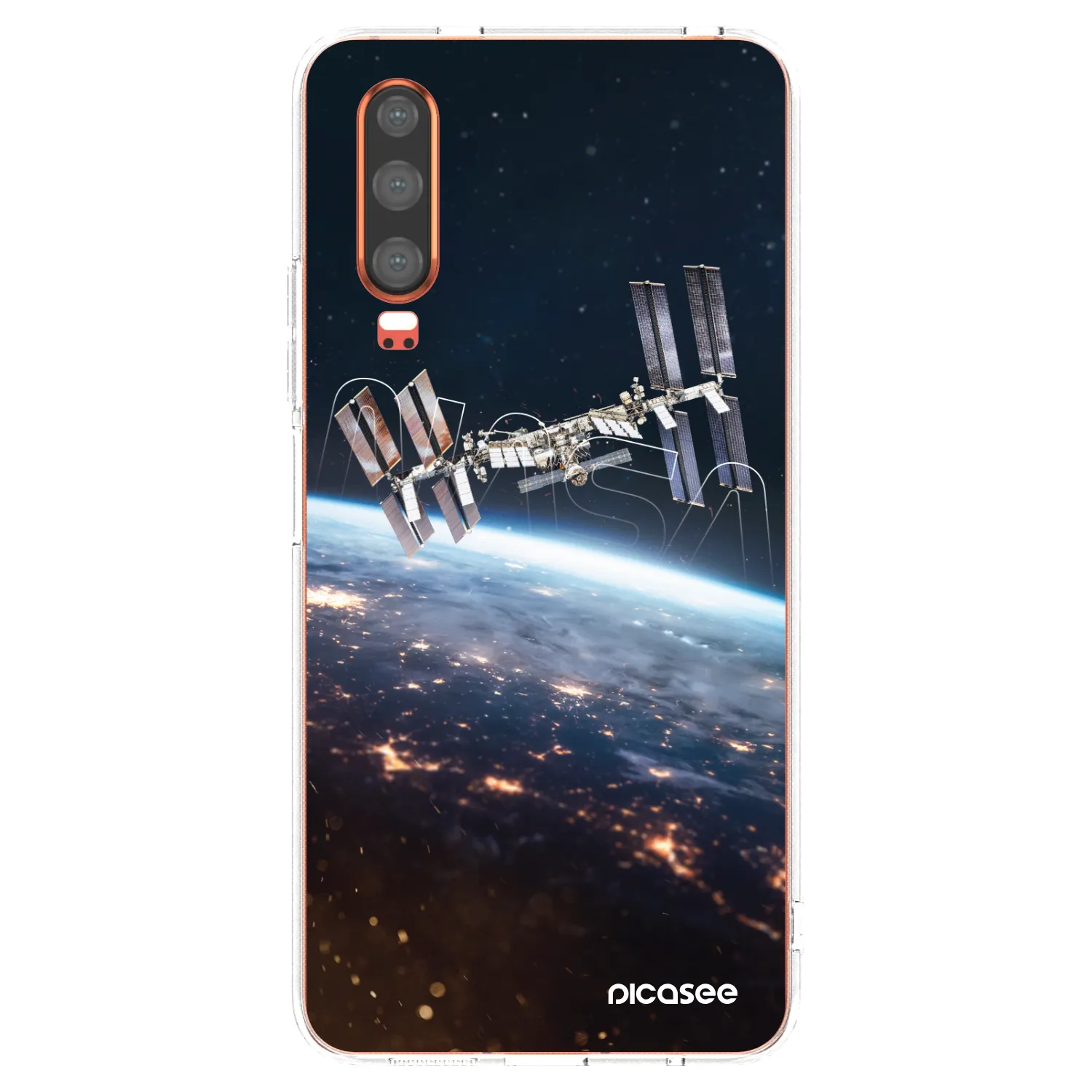 Picasee silikonska prozirna maskica za Huawei P30 - Station