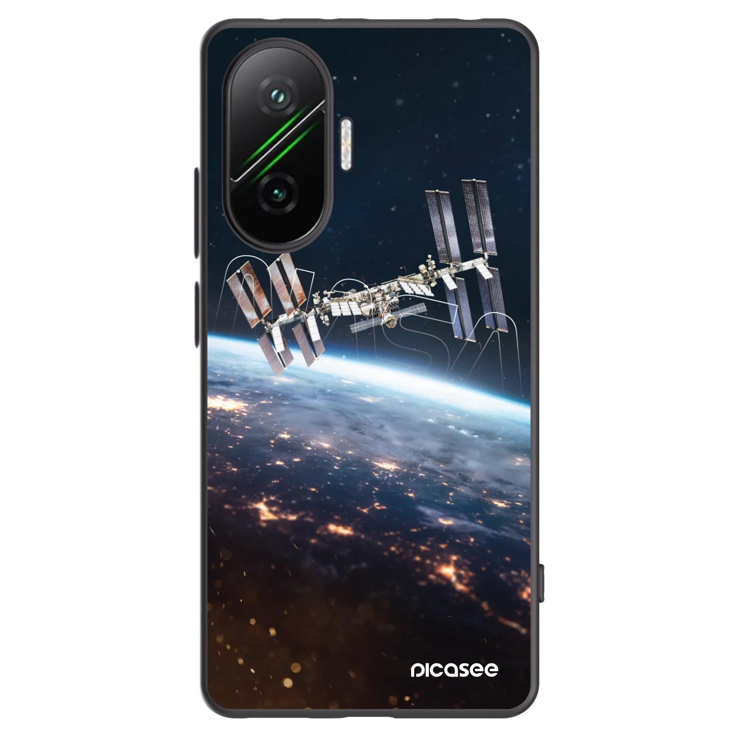 Picasee crna silikonska maskica za Xiaomi Poco F7 Pro 5G - Station
