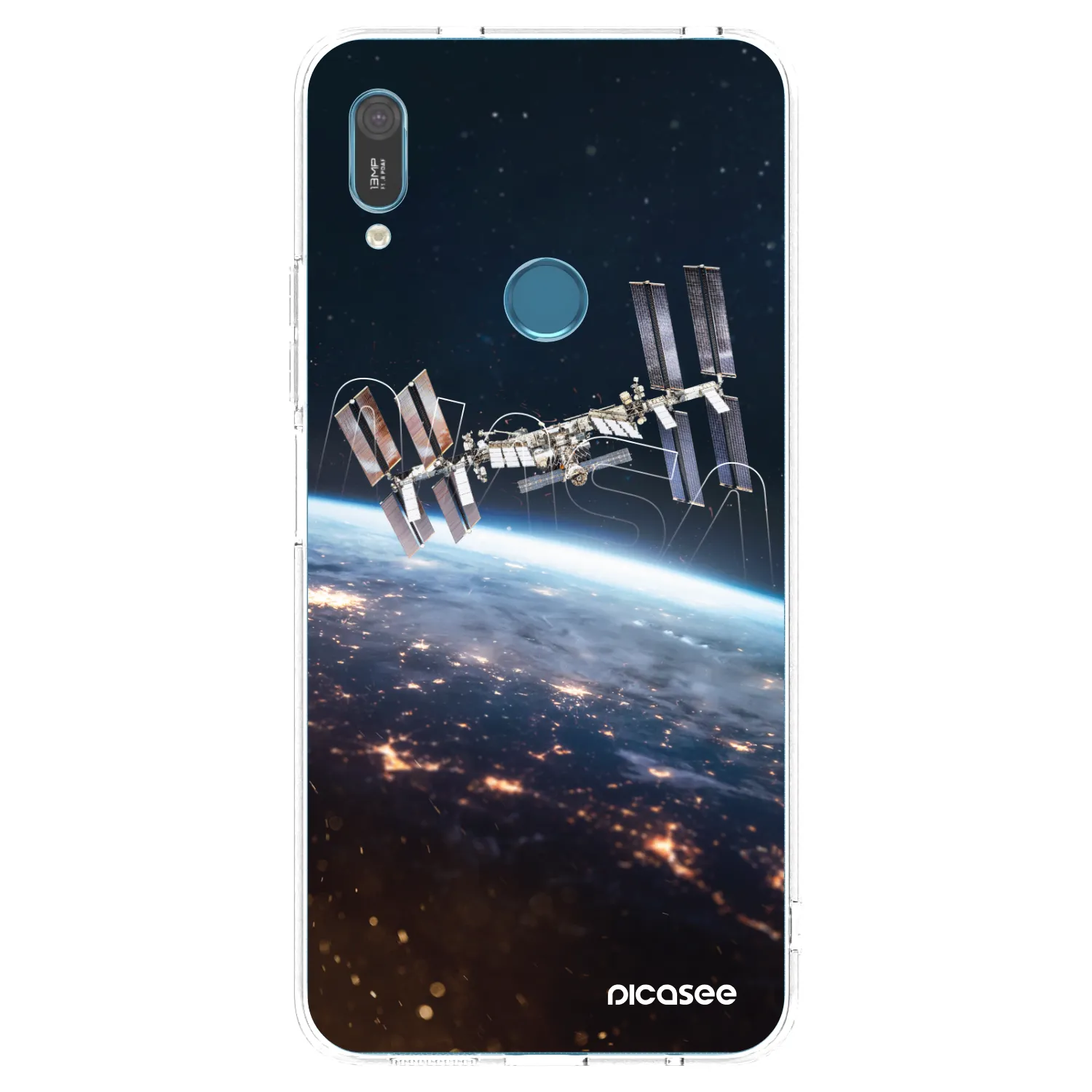 Picasee silikonska prozirna maskica za Huawei Y6 2019 - Station