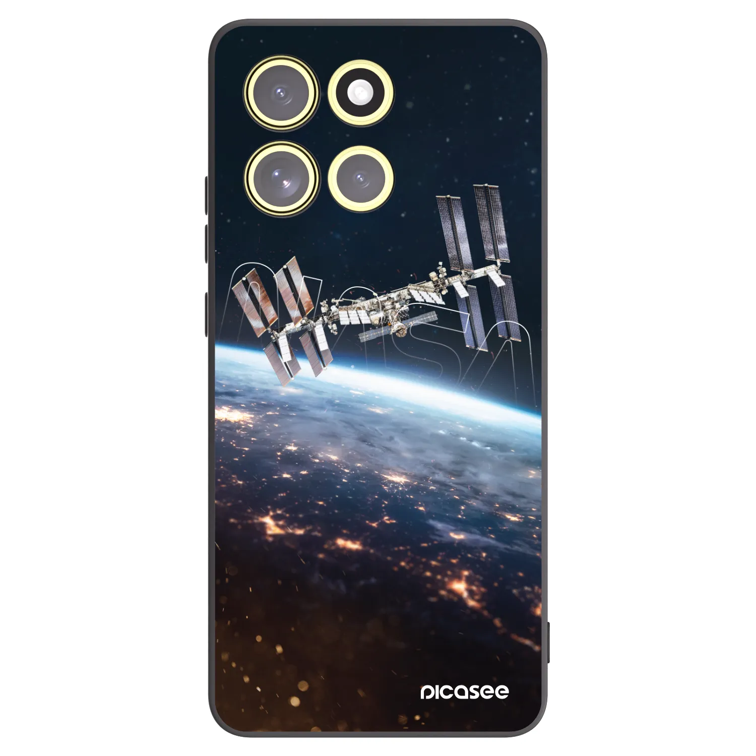 Picasee crna silikonska maskica za Motorola Moto G86 5G - Station