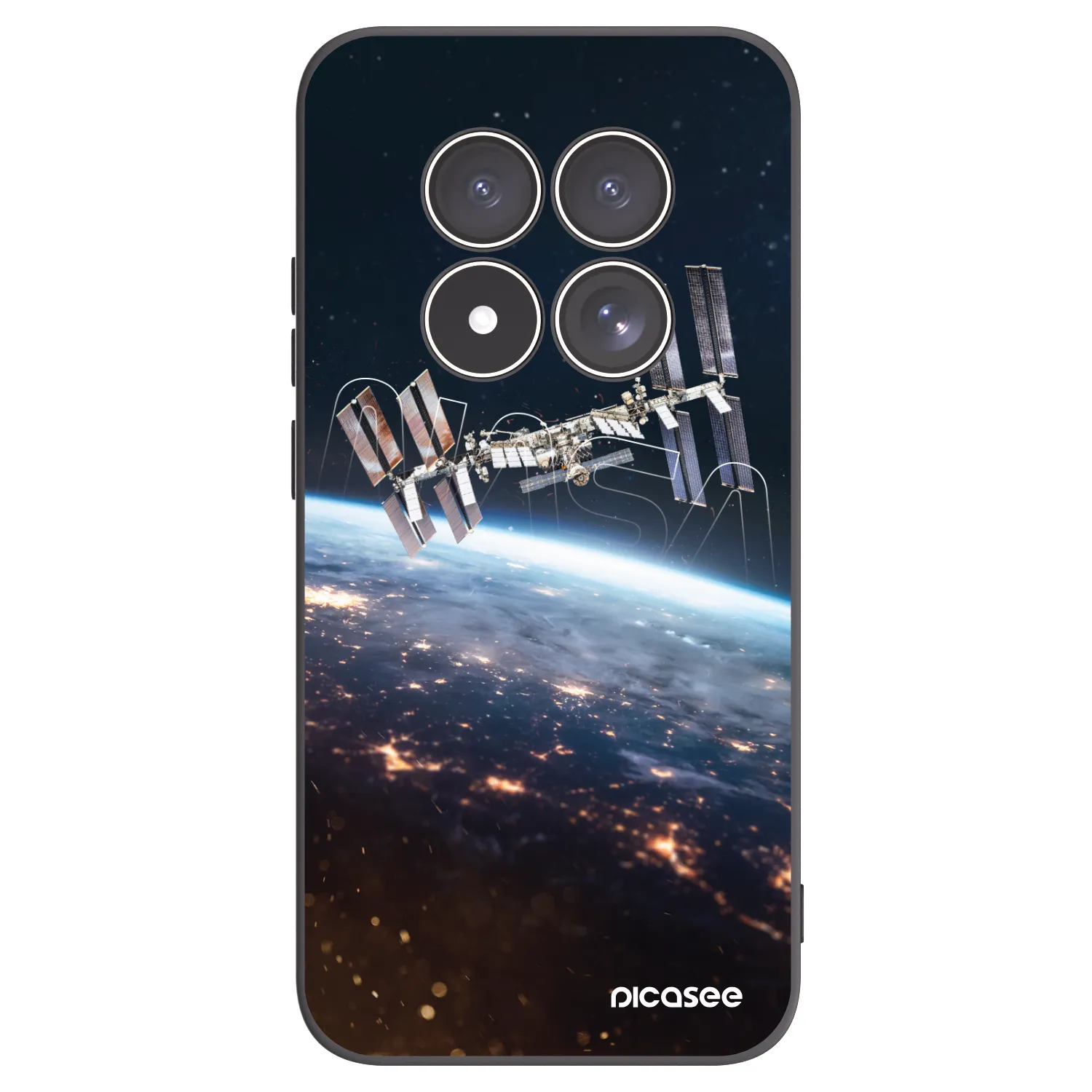 Picasee crna silikonska maskica za Xiaomi Redmi Note 15 Pro 4G - Station