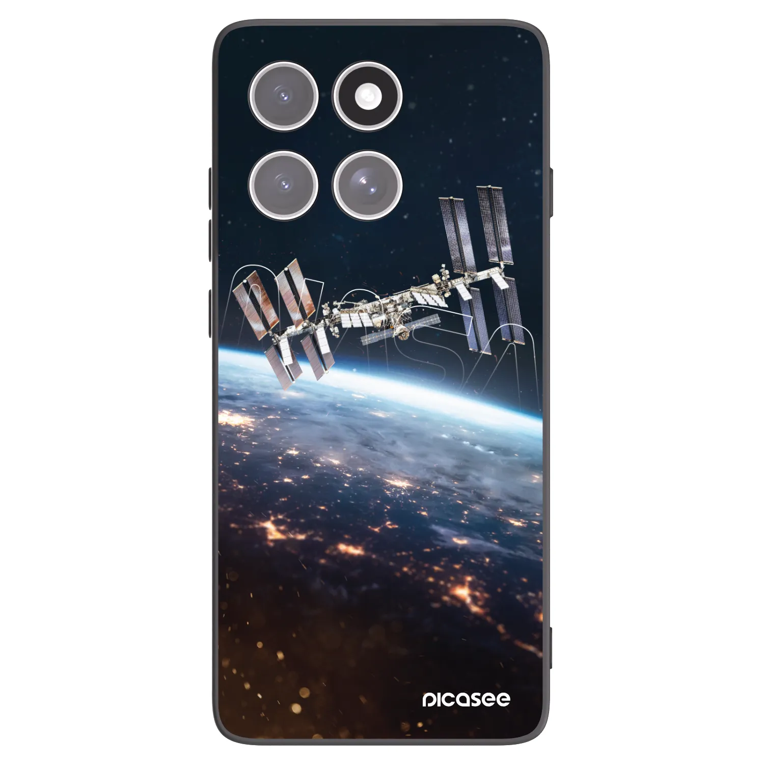 Picasee crna silikonska maskica za Motorola Edge 60 Fusion - Station
