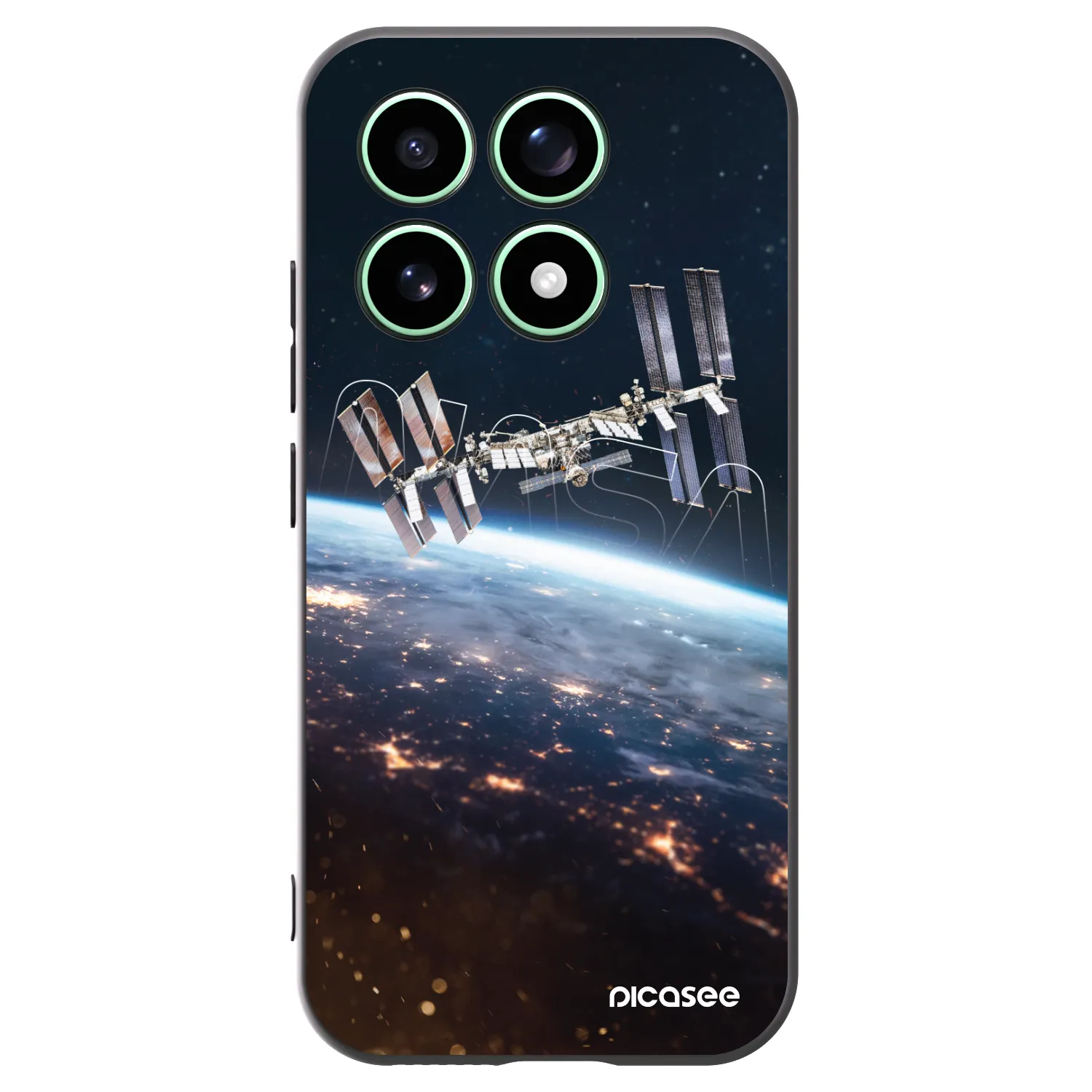Picasee crna silikonska maskica za Xiaomi 17 - Station