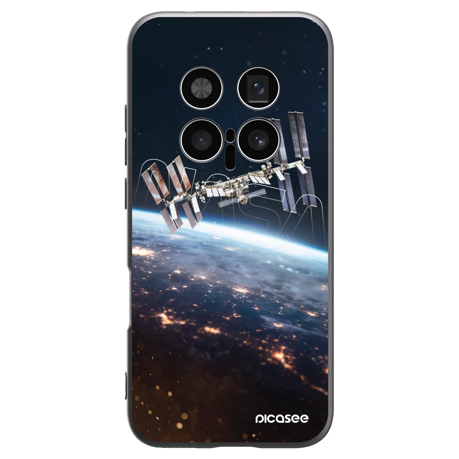 Picasee crna silikonska maskica za Honor Magic8 Pro 5G - Station