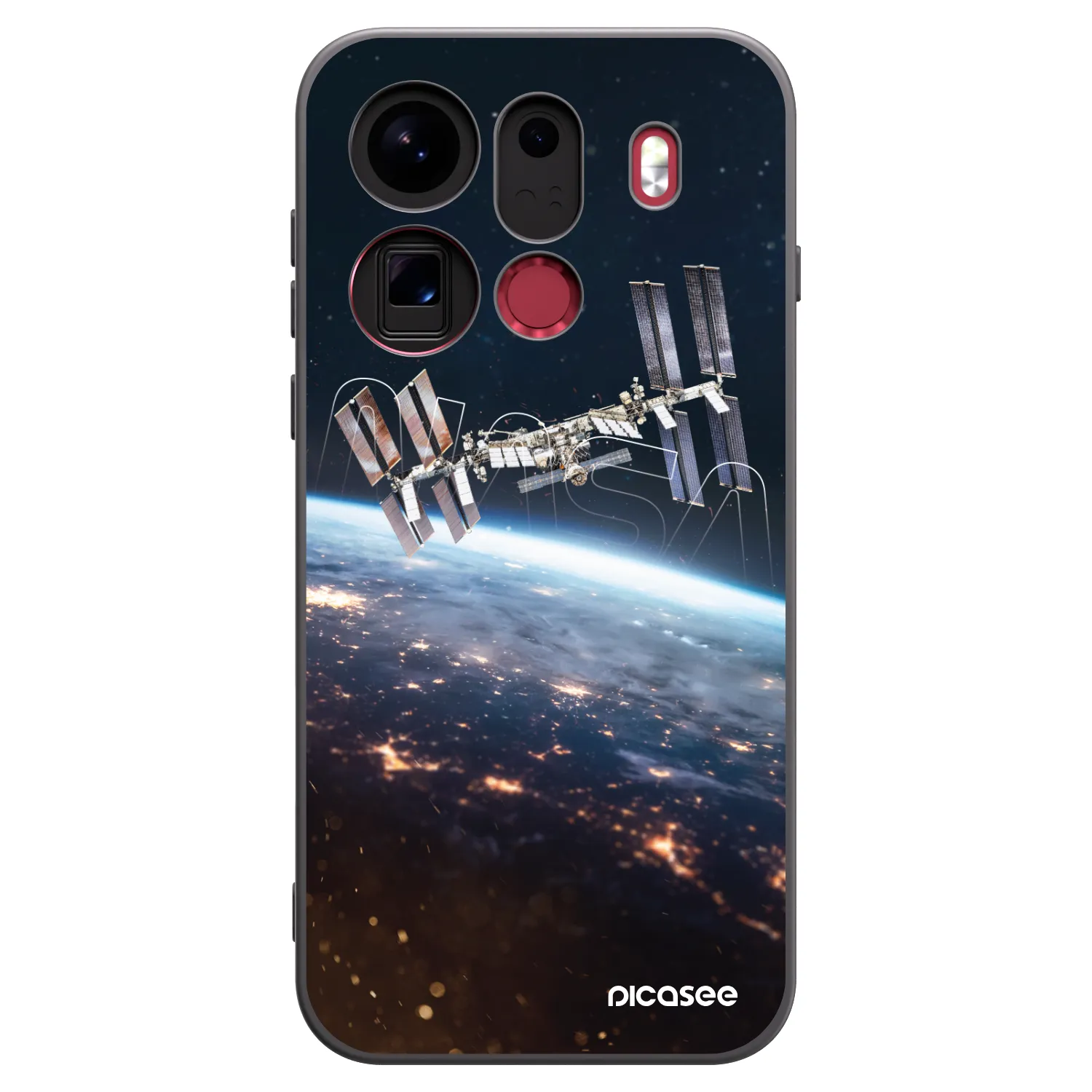 Picasee crna silikonska maskica za OPPO Find X9 Pro - Station
