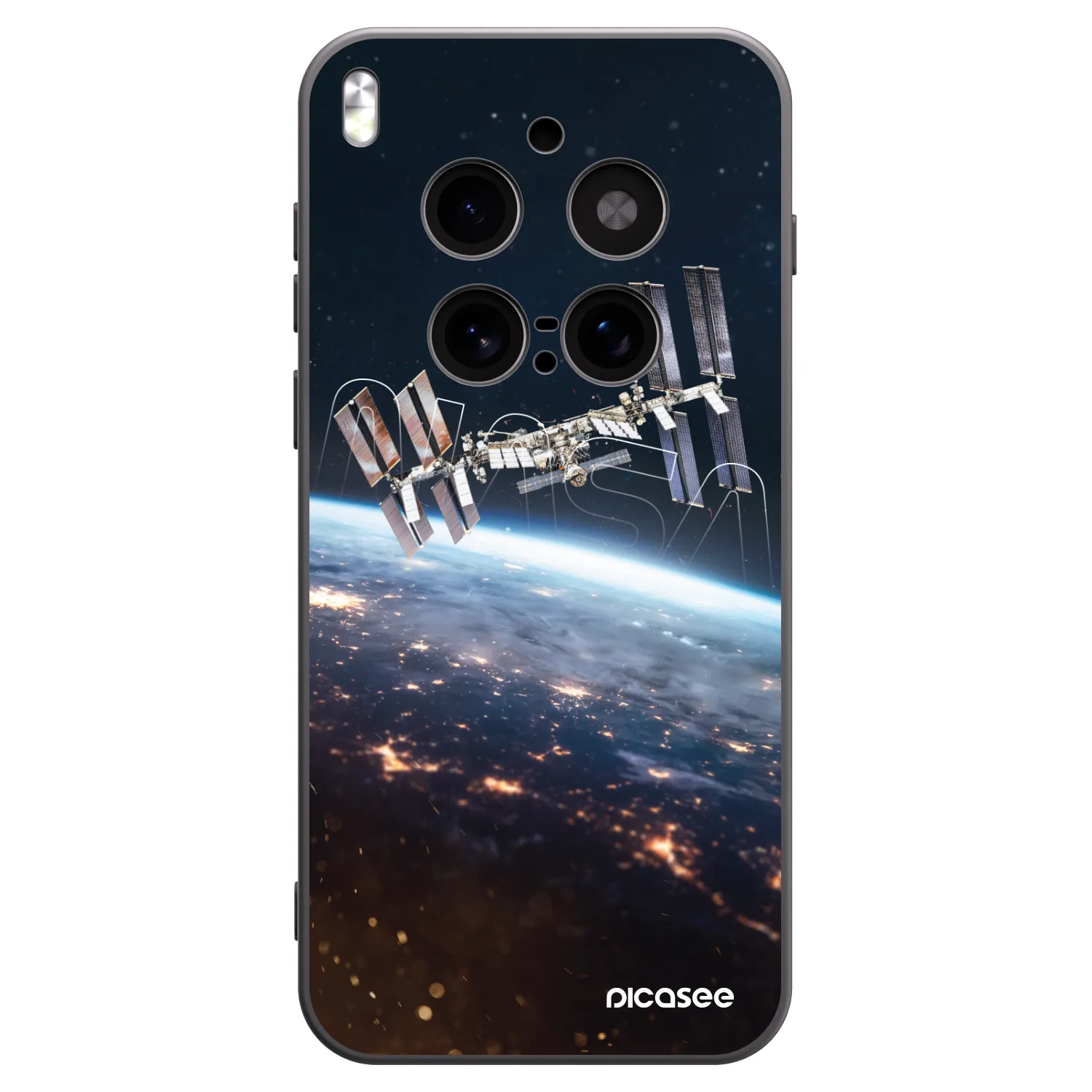 Picasee crna silikonska maskica za Vivo X300 Pro - Station