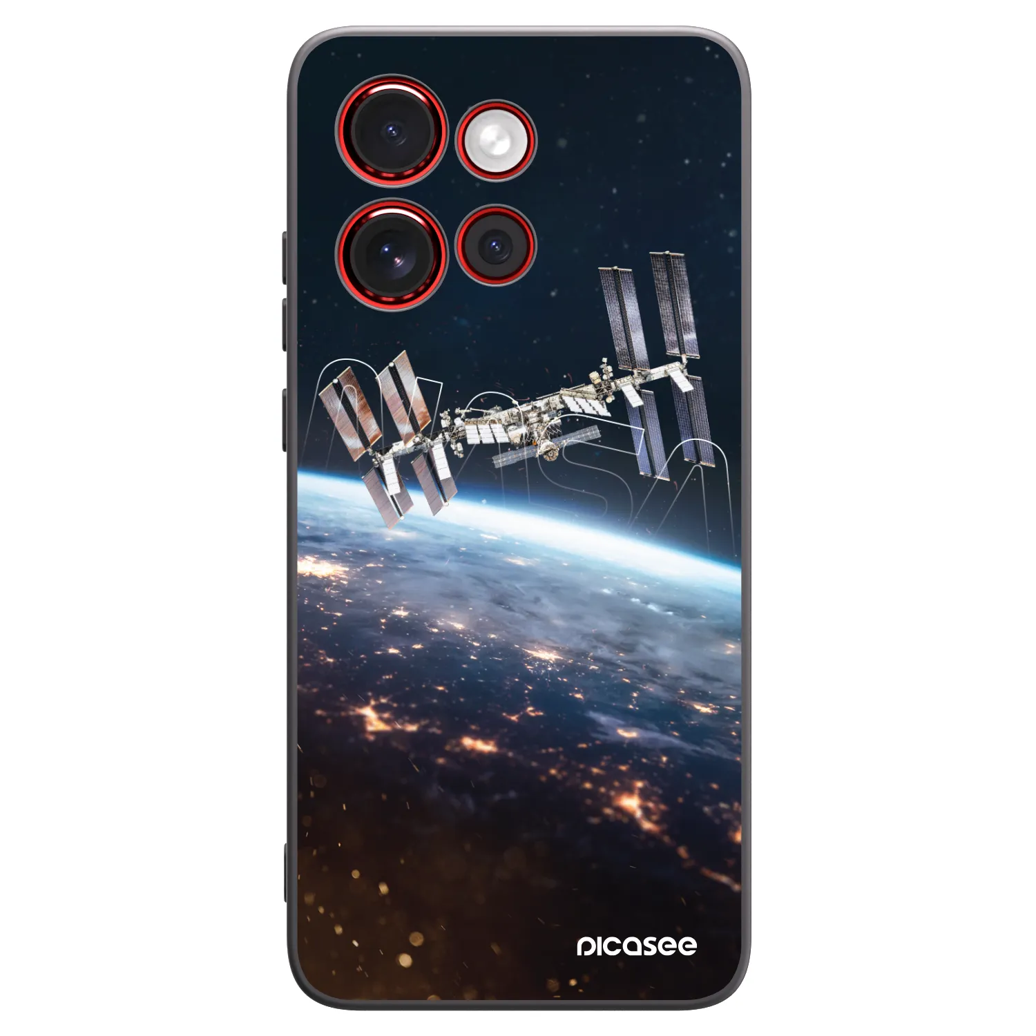 Picasee crna silikonska maskica za Motorola Edge 60 Neo 5G - Station