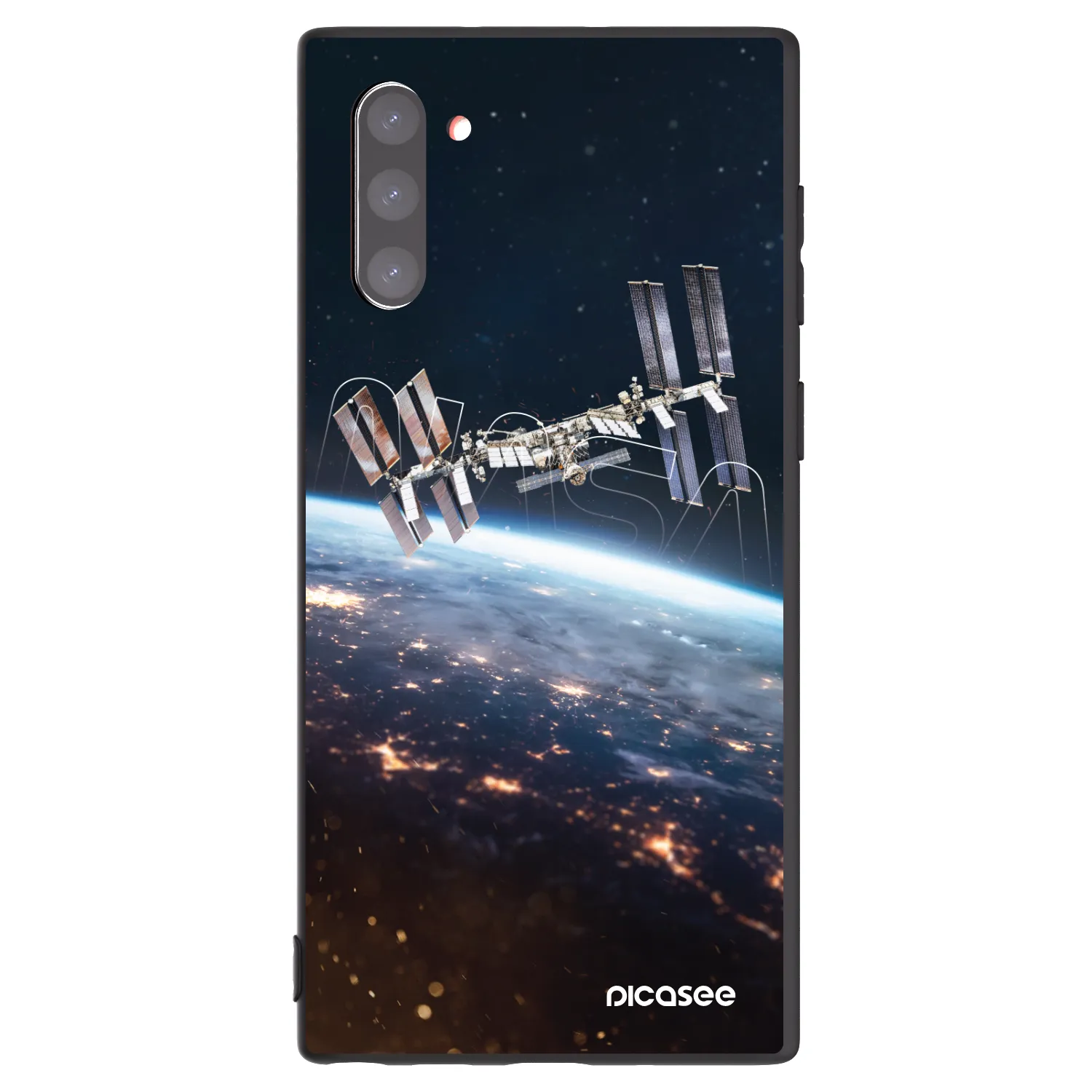 Picasee crna silikonska maskica za Samsung Galaxy Note 10 N970F - Station