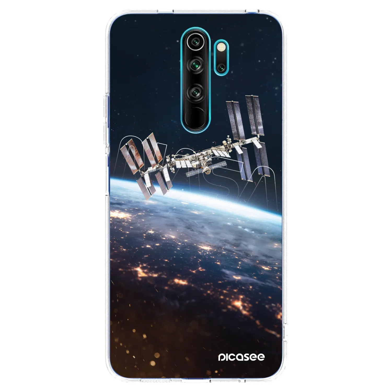 Picasee silikonska prozirna maskica za Xiaomi Redmi Note 8 Pro - Station