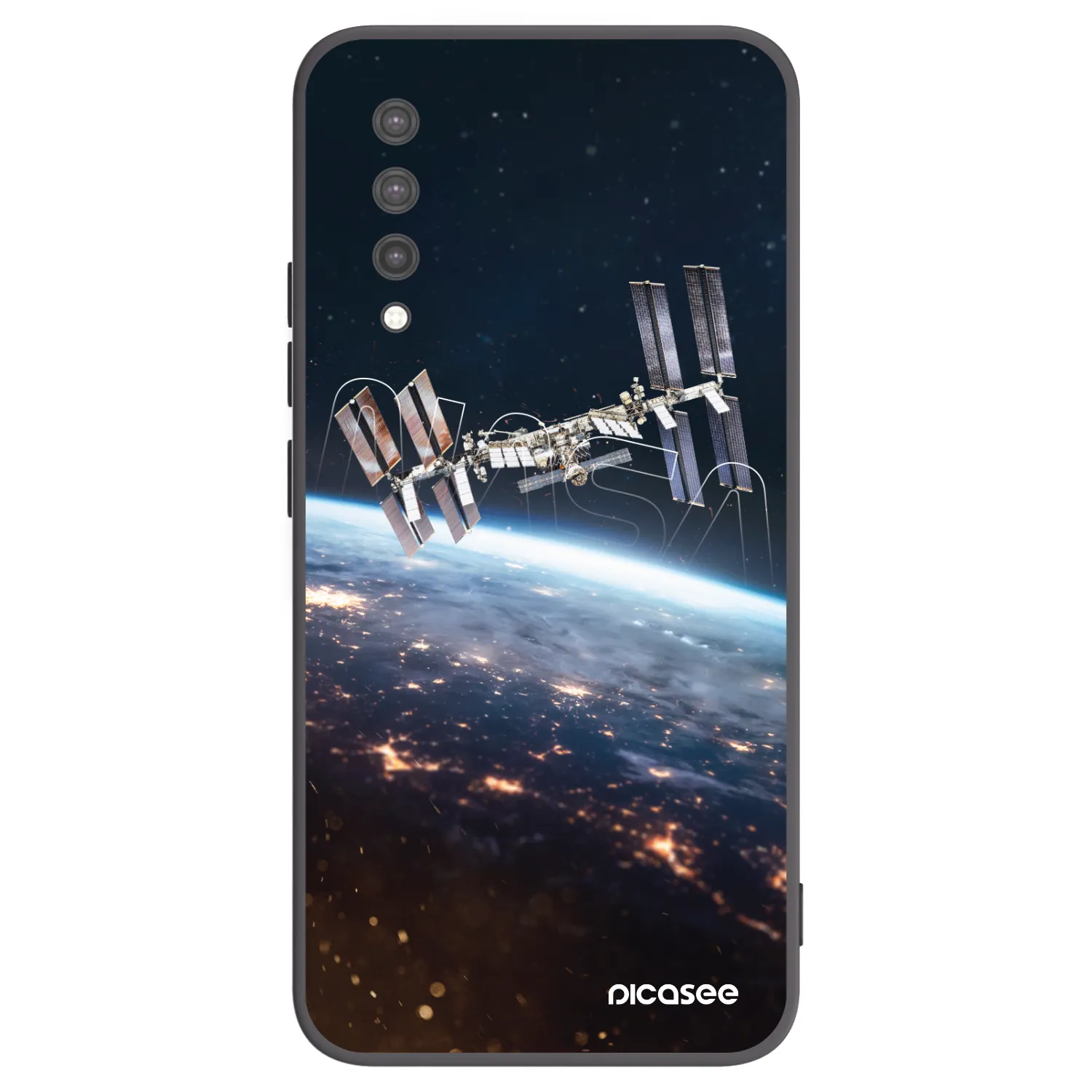 Picasee crna silikonska maskica za Xiaomi Mi 9 Lite - Station