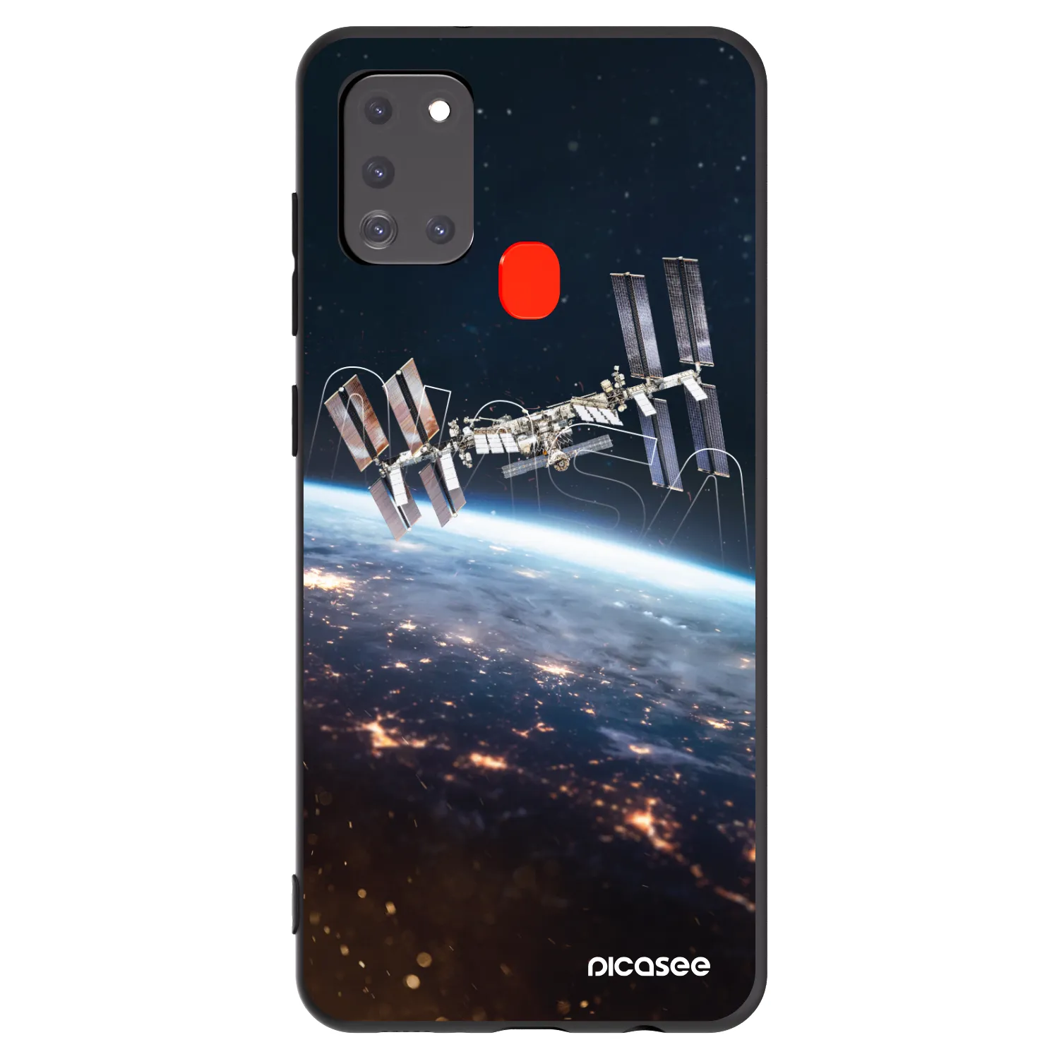 Picasee crna silikonska maskica za Samsung Galaxy A21s - Station