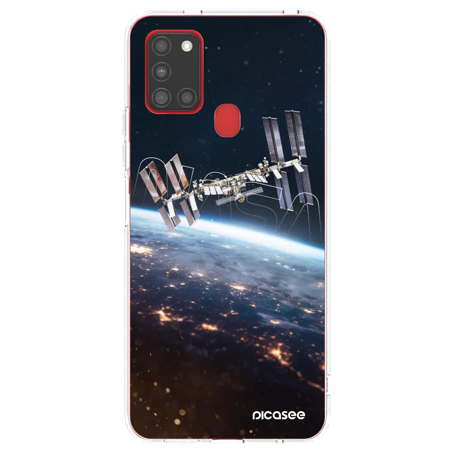 Picasee silikonska prozirna maskica za Samsung Galaxy A21s - Station