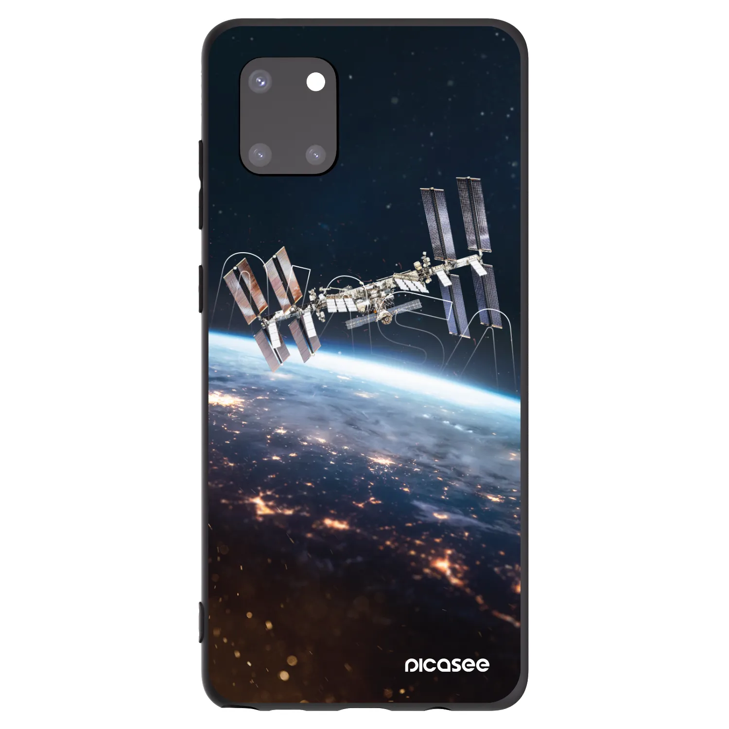 Picasee crna silikonska maskica za Samsung Galaxy Note 10 Lite N770F - Station