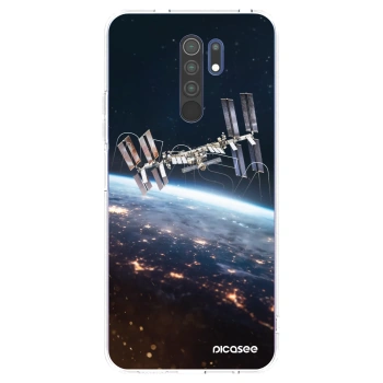 Picasee silikonska prozirna maskica za Xiaomi Redmi 9 - Station