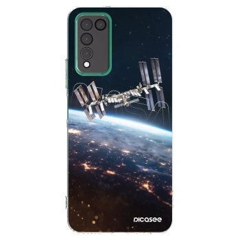Picasee silikonska prozirna maskica za Honor 10X Lite - Station