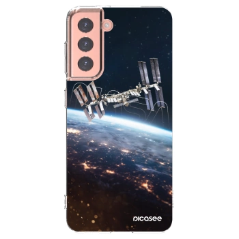 Picasee silikonska prozirna maskica za Samsung Galaxy S21 5G G991B - Station