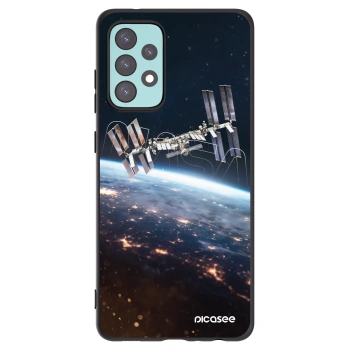 Picasee crna silikonska maskica za Samsung Galaxy A72 A725F - Station