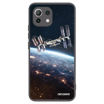 Picasee crna silikonska maskica za Xiaomi Mi 11 Lite - Station