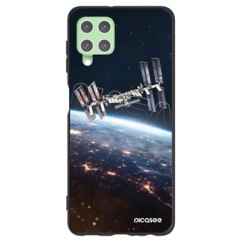 Picasee crna silikonska maskica za Samsung Galaxy A22 A225F 4G - Station