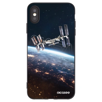 Picasee crna silikonska maskica za Apple iPhone XS Max - Station