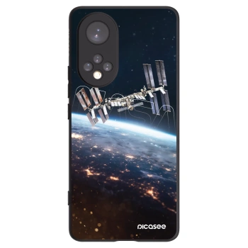 Picasee crna silikonska maskica za Honor 50 5G - Station