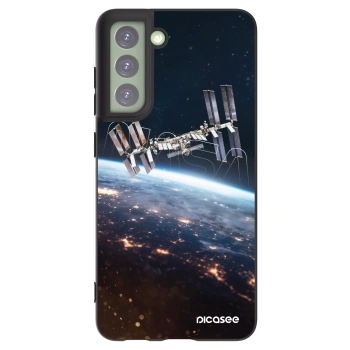 Picasee crna silikonska maskica za Samsung Galaxy S21 FE 5G - Station