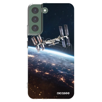 Picasee silikonska prozirna maskica za Samsung Galaxy S22+ 5G - Station