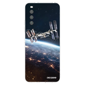 Picasee silikonska prozirna maskica za Sony Xperia 10 IV 5G - Station
