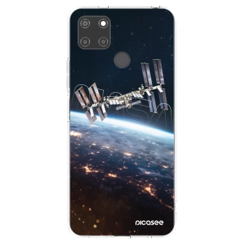 Picasee silikonska prozirna maskica za Realme C21Y - Station