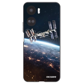 Picasee crna silikonska maskica za Honor 90 Lite 5G - Station