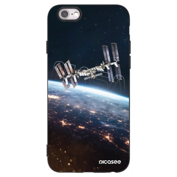 Picasee crna silikonska maskica za Apple iPhone 6/6S - Station