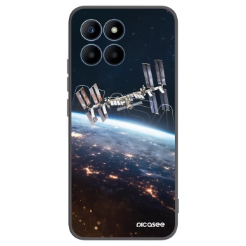 Picasee crna silikonska maskica za Honor 70 Lite - Station