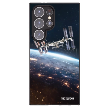 Picasee crna silikonska maskica za Samsung Galaxy S24 Ultra S928B 5G - Station