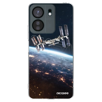 Picasee silikonska prozirna maskica za Xiaomi Redmi 13C 4G - Station