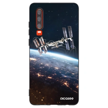 Picasee crna silikonska maskica za Huawei P30 - Station