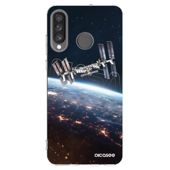 Picasee silikonska prozirna maskica za Huawei P30 Lite - Station