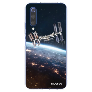Picasee silikonska prozirna maskica za Xiaomi Mi 9 SE - Station