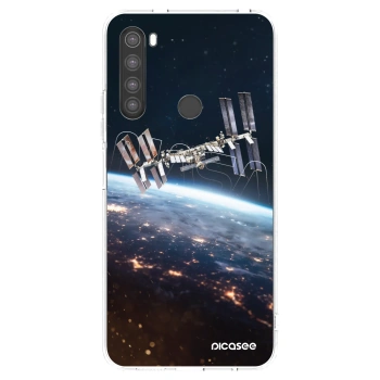 Picasee silikonska prozirna maskica za Xiaomi Redmi Note 8 - Station