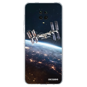 Picasee silikonska prozirna maskica za Xiaomi Redmi Note 9 Pro - Station