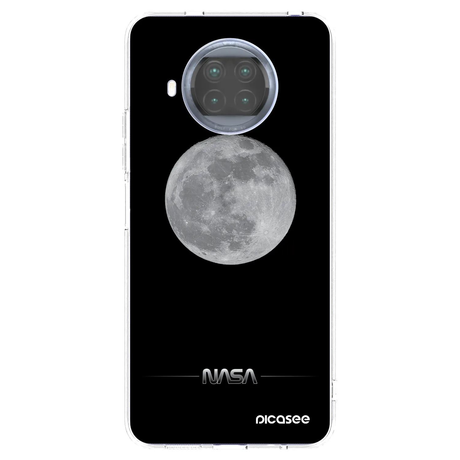 Picasee silikonska prozirna maskica za Xiaomi Mi 10T Lite - Moon Minimal