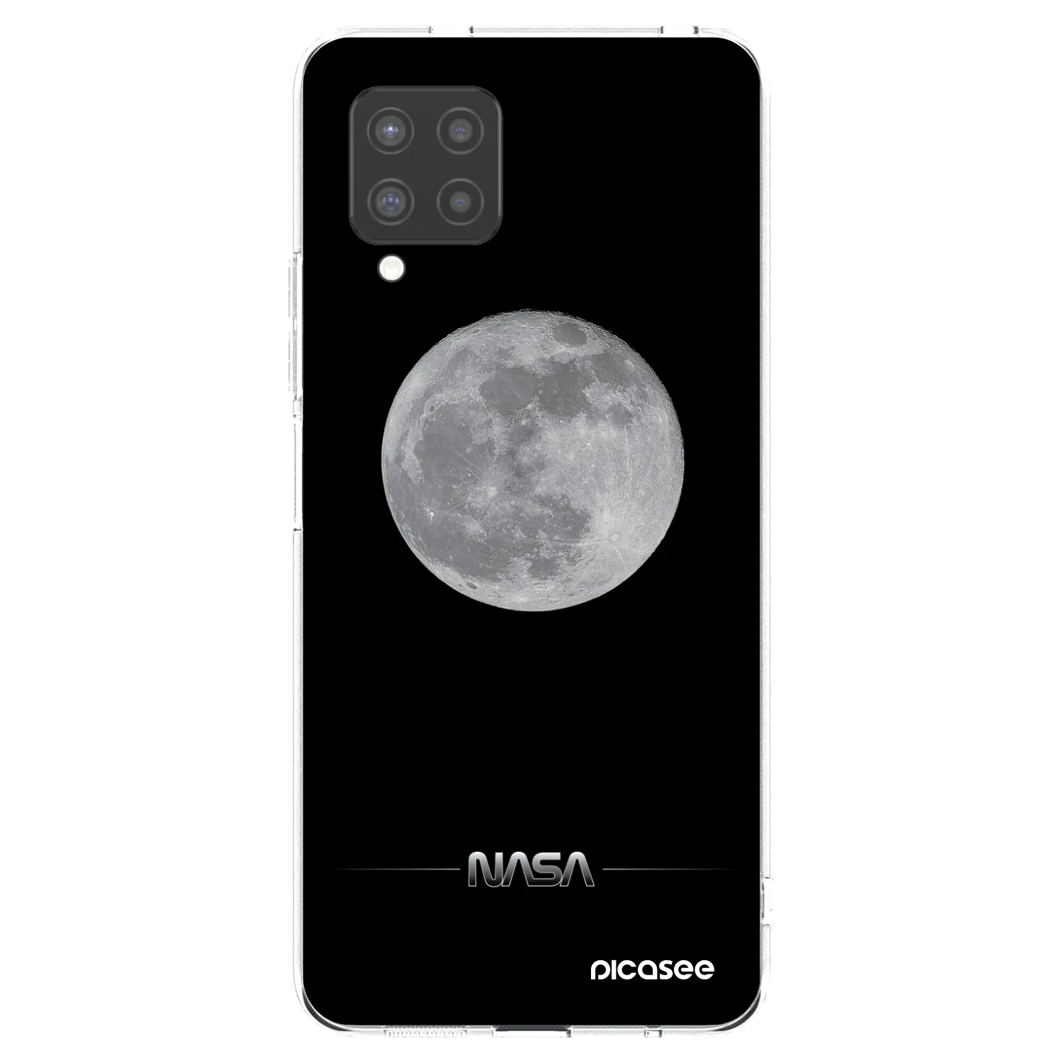 Picasee silikonska prozirna maskica za Samsung Galaxy A42 A426B - Moon Minimal