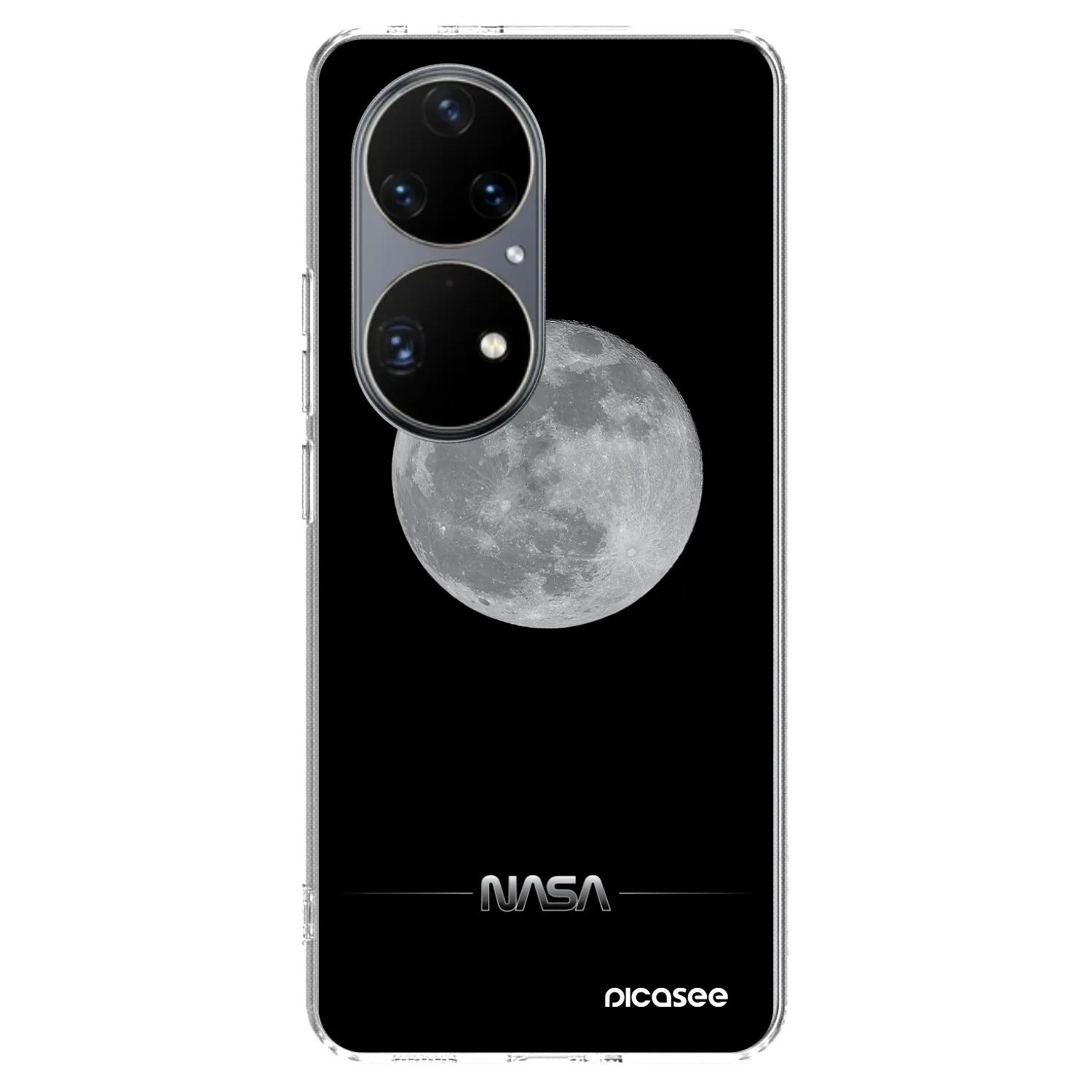 Picasee silikonska prozirna maskica za Huawei P50 - Moon Minimal